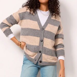 Striped cardigan